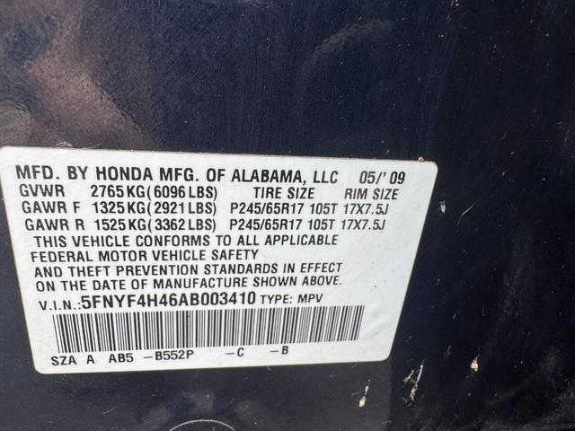 Photo of 2010 Bali Blue Pearl Honda Pilot