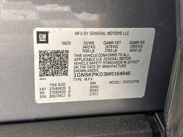 Photo of 2021 Satin Steel Metallic Chevrolet Tahoe