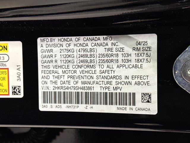 Photo of 2025 Crystal Black Pearl Honda CR-V
