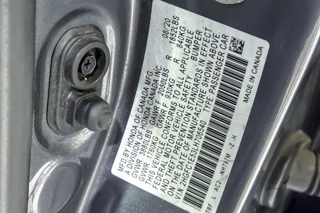 Photo of 2020 Gray Honda Civic Si