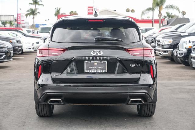 Photo of 2021 Black Obsidian INFINITI QX50