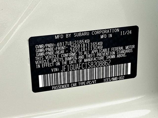 Photo of 2025 Crystal White Pearl Subaru Impreza