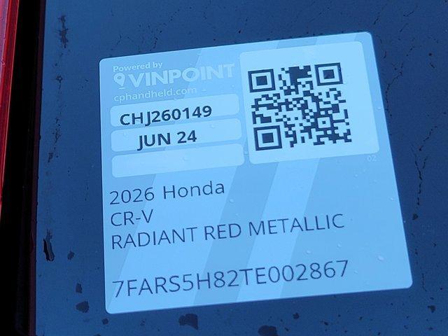 Photo of 2026 Radiant Red Metallic Honda CR-V Hybrid