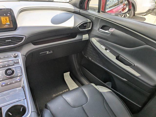 Photo of 2023 Calypso Red Hyundai SANTA FE