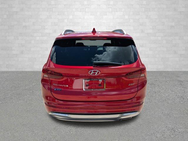 Photo of 2023 Calypso Red Hyundai SANTA FE