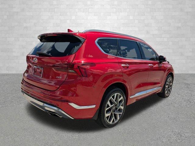 Photo of 2023 Calypso Red Hyundai SANTA FE