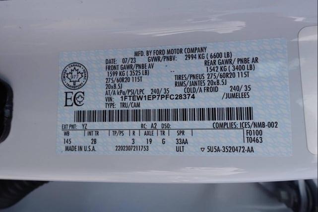 Photo of 2023 White Ford F-150