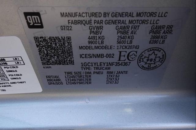 Photo of 2022 Silver Chevrolet Silverado 2500