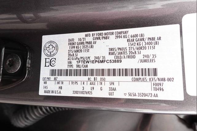 Photo of 2021 Gray Ford F-150