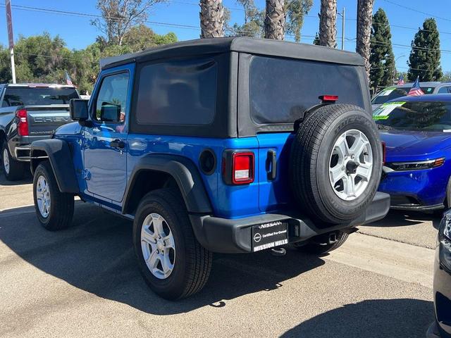 Photo of 2021 Hydro Blue Pearlcoat Jeep Wrangler