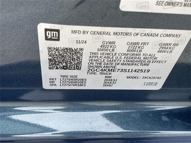 Photo of 2025 Lakeshore Blue Metallic Chevrolet Silverado 2500