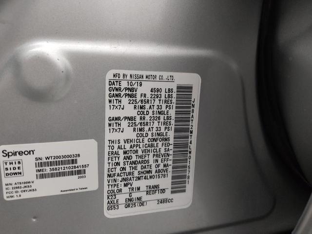 Photo of 2020 Brilliant Silver Metallic Nissan Rogue