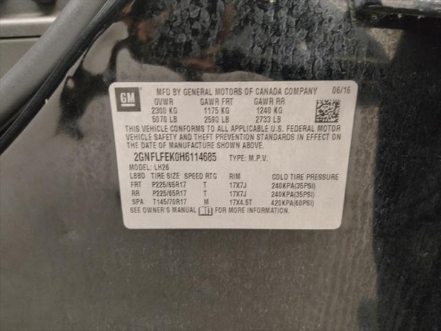 Photo of 2017 Black Chevrolet Equinox