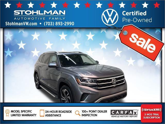 Photo of 2021 Platinum Gray Metallic Volkswagen Atlas