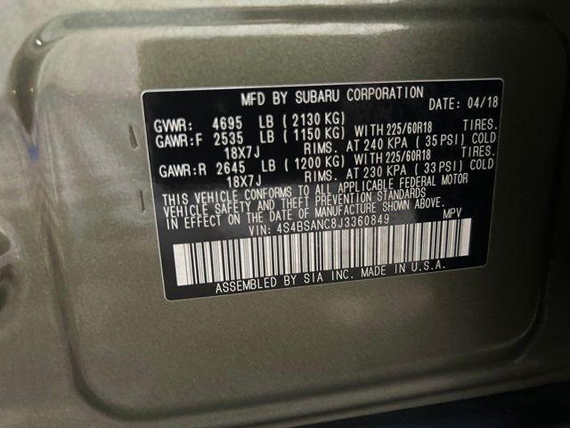 Photo of 2018 Wilderness Green Metallic Subaru Outback