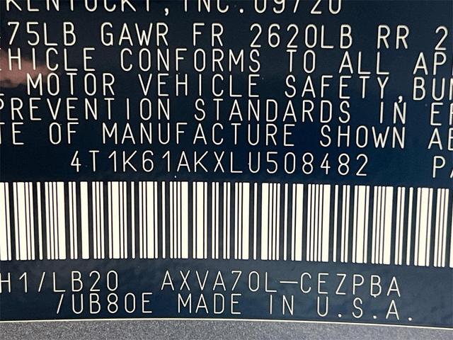 Photo of 2020 Predawn Gray Mica Toyota Camry