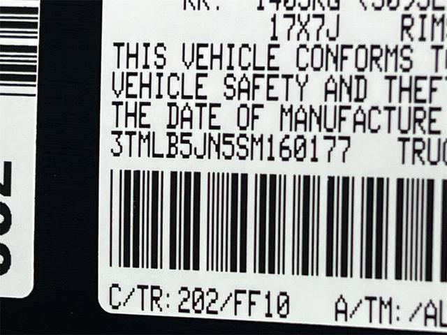 Photo of 2025 Black Toyota Tacoma