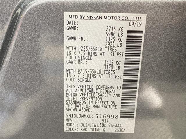 Photo of 2020 Graphite Shadow INFINITI QX60