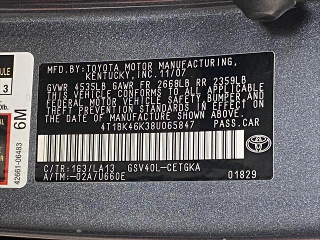Photo of 2008 Magnetic Gray Metallic Toyota Camry