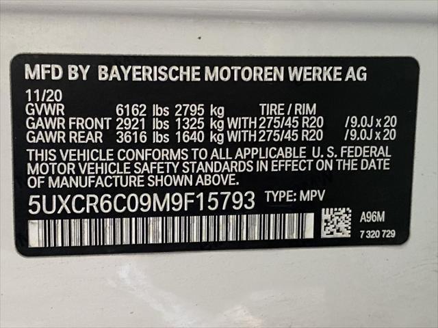 Photo of 2021 Mineral White Metallic BMW X5