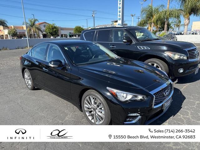 Photo of 2024 Black Obsidian INFINITI Q50