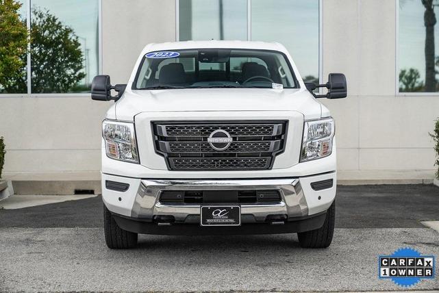 Photo of 2023 Glacier White Nissan Titan XD