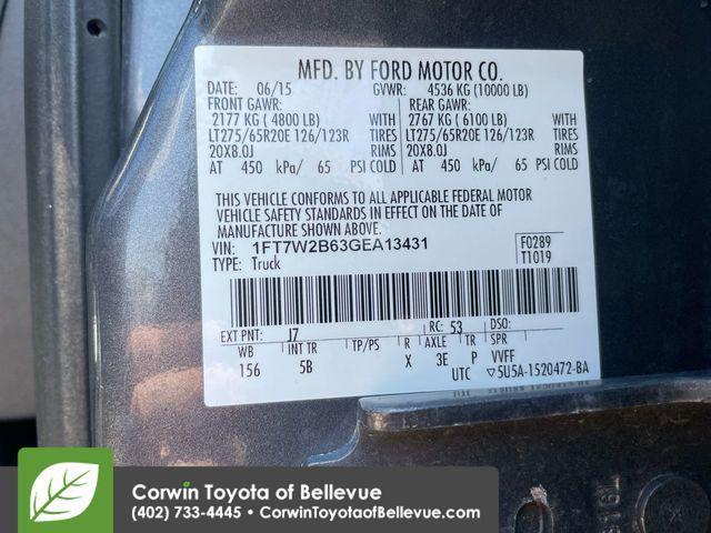 Photo of 2016 Magnetic Metallic Ford F-250