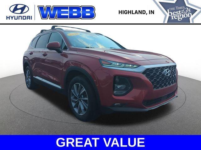 Photo of 2020 Scarlet Red Hyundai SANTA FE