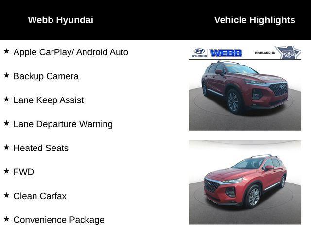 Photo of 2020 Scarlet Red Hyundai SANTA FE