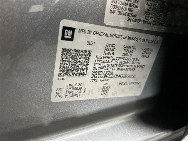 Photo of 2021 Satin Steel Metallic GMC Sierra 1500