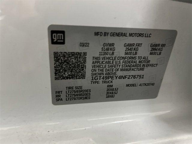 Photo of 2022 Summit White GMC Sierra 2500