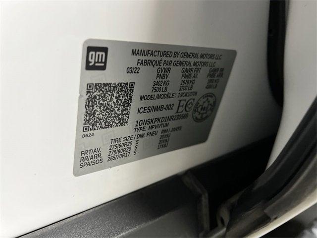 Photo of 2022 Summit White Chevrolet Tahoe