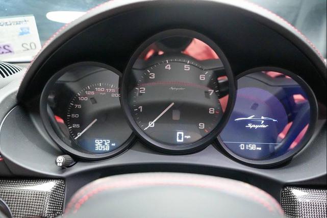 Photo of 2021 Gentian Blue Metallic Porsche 718 Spyder