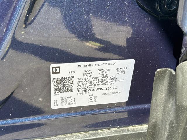 Photo of 2022 Northsky Blue Metallic Chevrolet Traverse