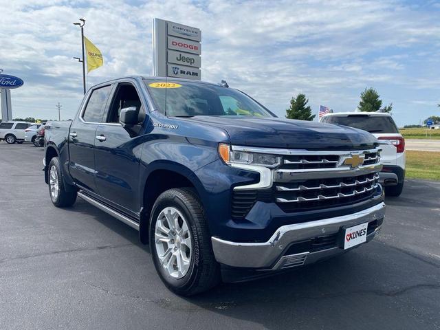 Photo of 2022 Northsky Blue Metallic Chevrolet Silverado 1500