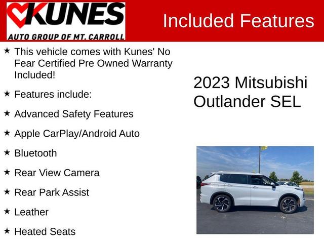 Photo of 2023 White Mitsubishi Outlander