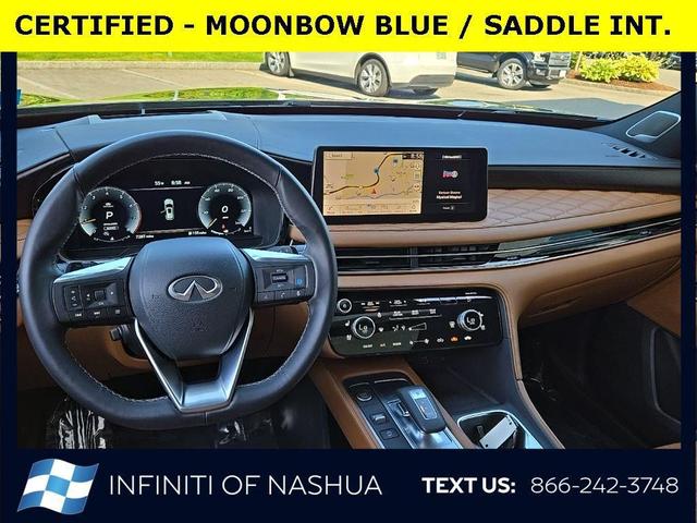 Photo of 2025 Moonbow Blue/Black Obsidian INFINITI QX60