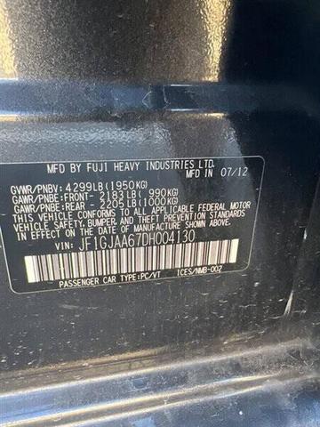 Photo of 2013 Crystal Black Silica Subaru Impreza