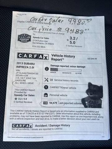 Photo of 2013 Crystal Black Silica Subaru Impreza