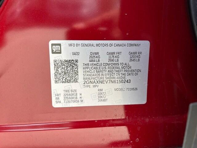 Photo of 2022 Cherry Red Tintcoat Chevrolet Equinox