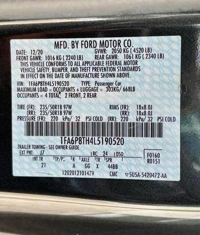 Photo of 2020 Magnetic Metallic Ford Mustang