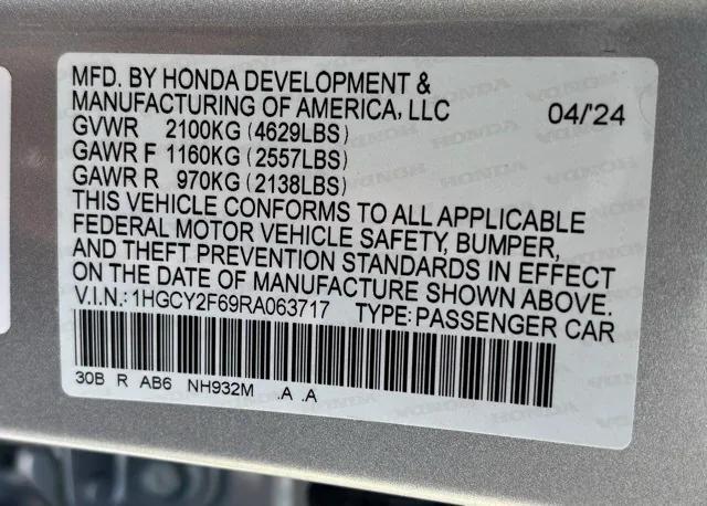 Photo of 2024 Solar Silver Honda Accord Hybrid