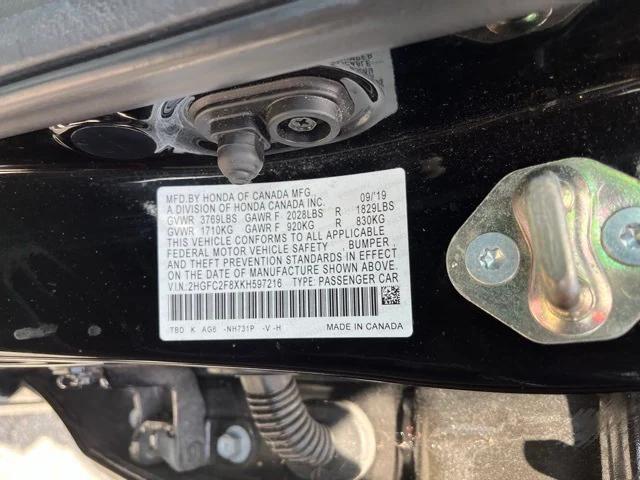 Photo of 2019 Crystal Black Pearl Honda Civic