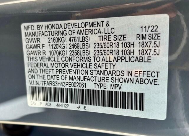 Photo of 2023 Gray Honda CR-V