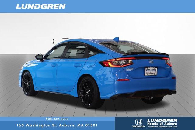 Photo of 2022 Boost Blue Pearl Honda Civic