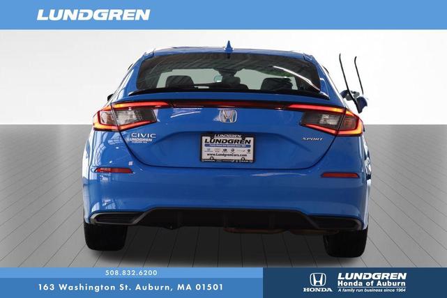Photo of 2022 Boost Blue Pearl Honda Civic