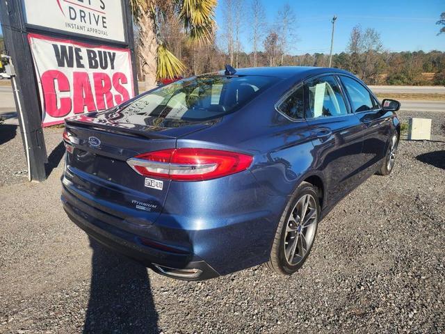 Photo of 2019 Blue Ford Fusion