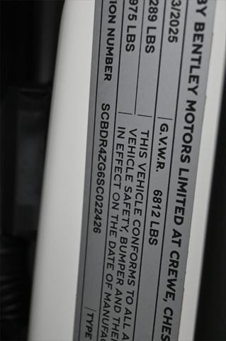 Photo of 2025 Glacier White Bentley Continental GT