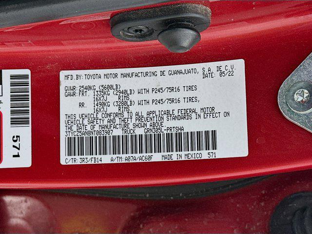 Photo of 2022 Barcelona Red Metallic Toyota Tacoma