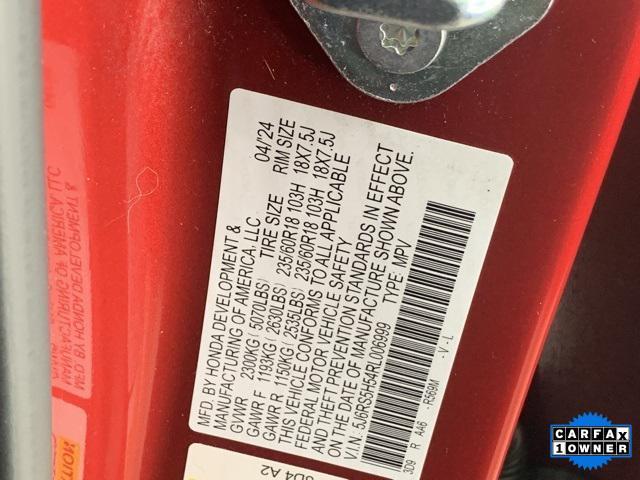 Photo of 2024 Radiant Red Metallic Honda CR-V Hybrid